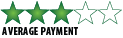 Three stars average payment